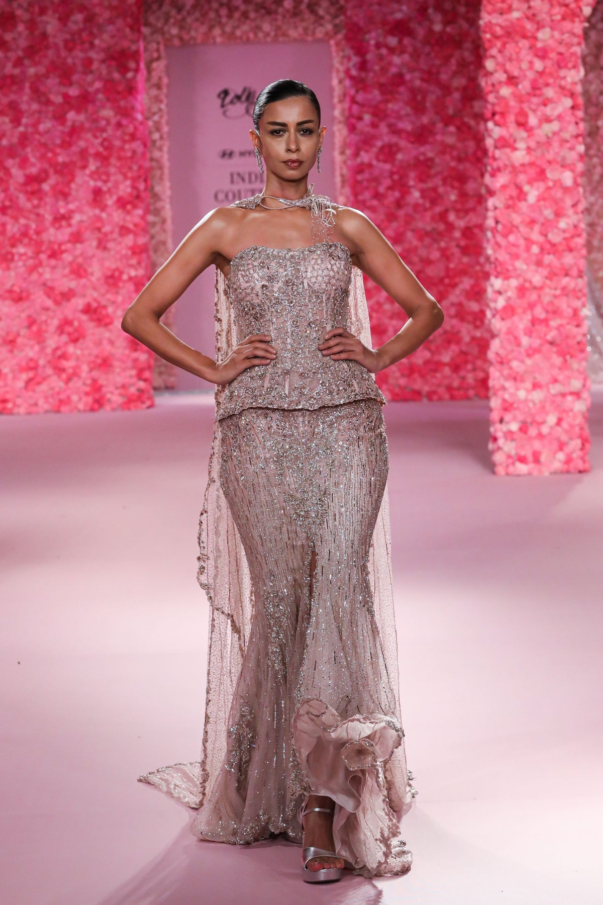 Aurelie Powder Pink Lehenga Set