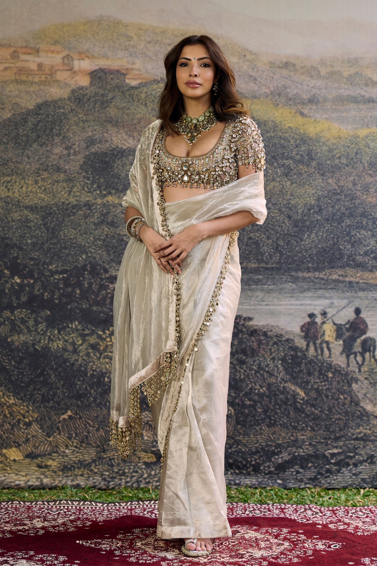 Iraaya Draped Saree Set