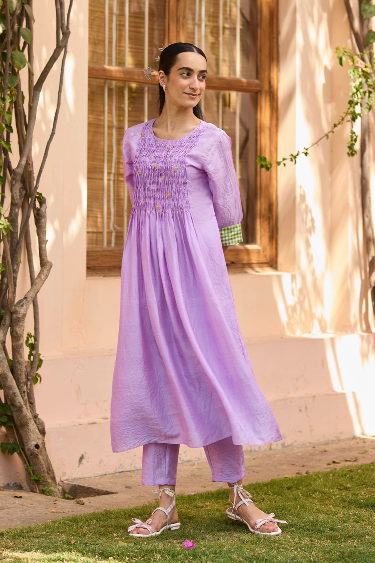 Radiant Lavender Kurta Set