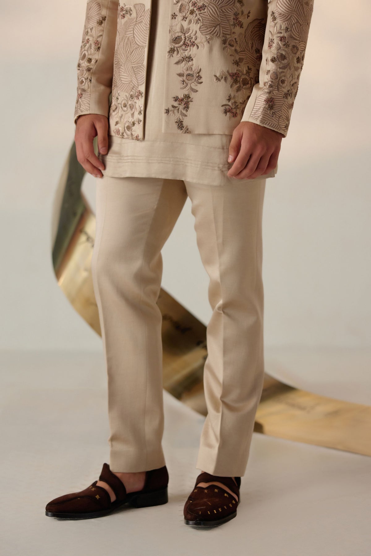 Sand Grey Short Jacket