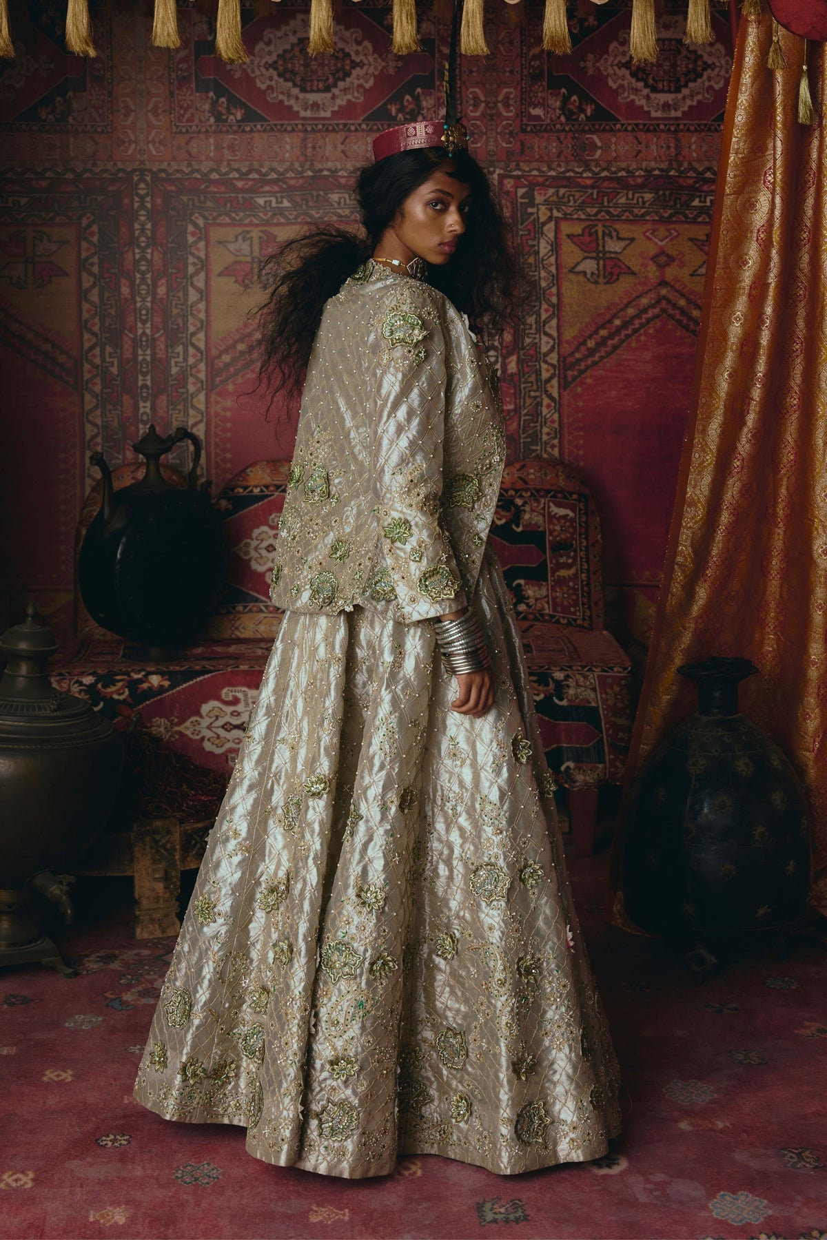Pearl Gold Lehenga Set