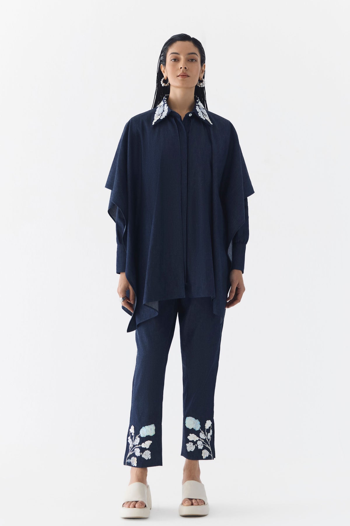 Calla Denim Shirt & Trousers