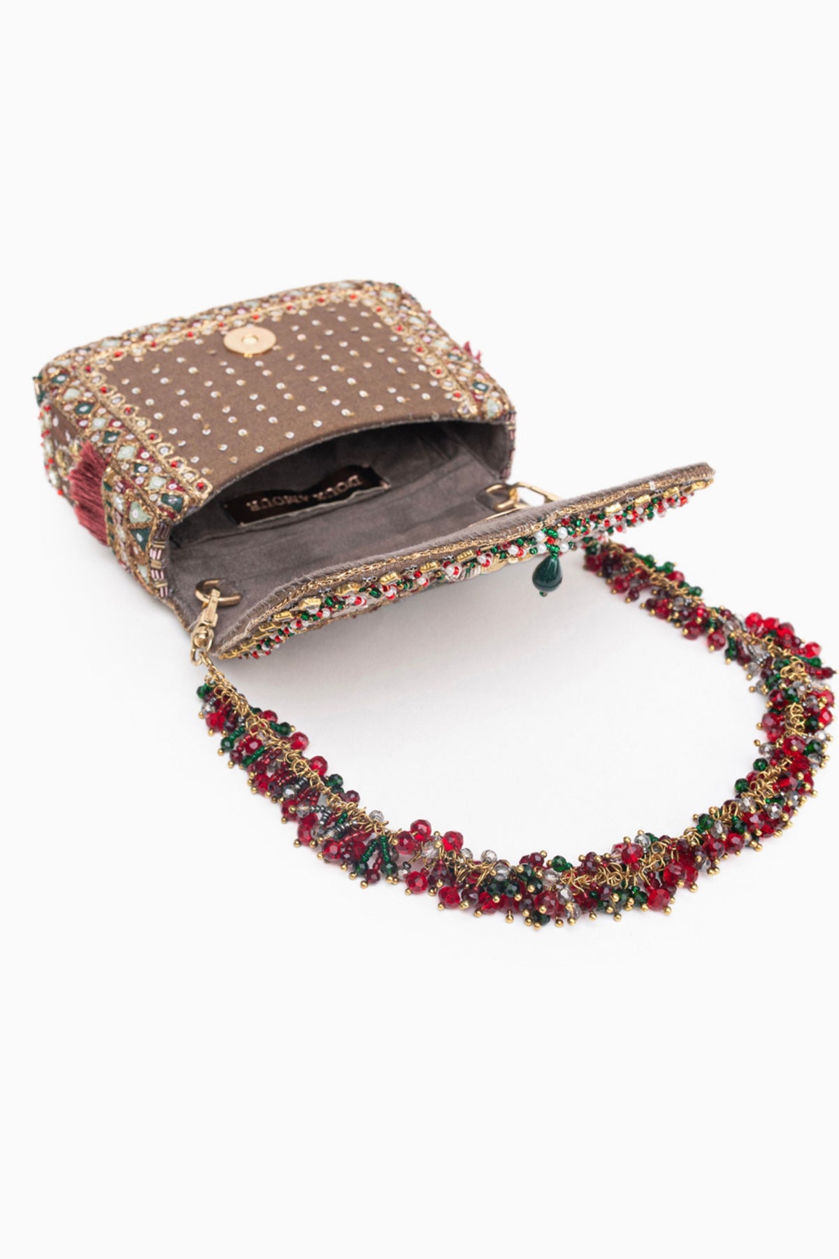 Noor Mini Clutch – Vintage Gold