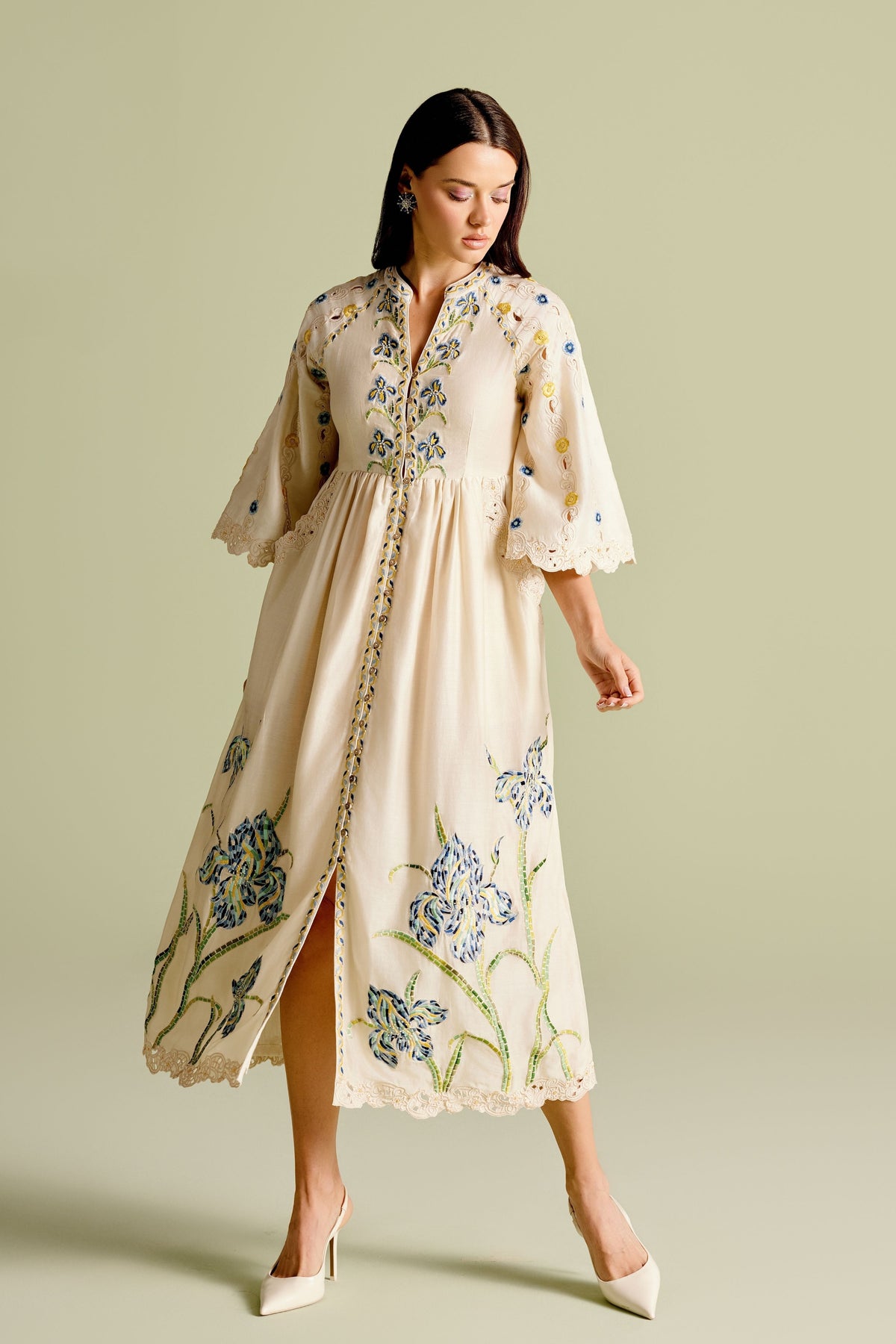 Iris Mosaic Midi Dress