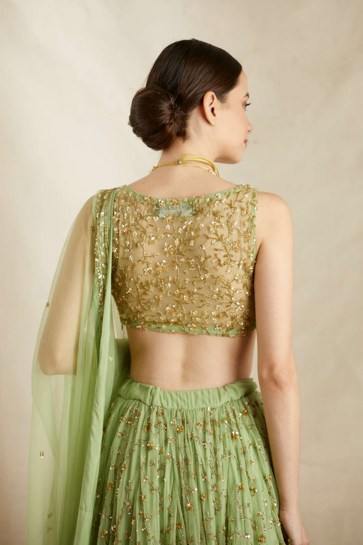 Mint Green Heavy Lehenga Set