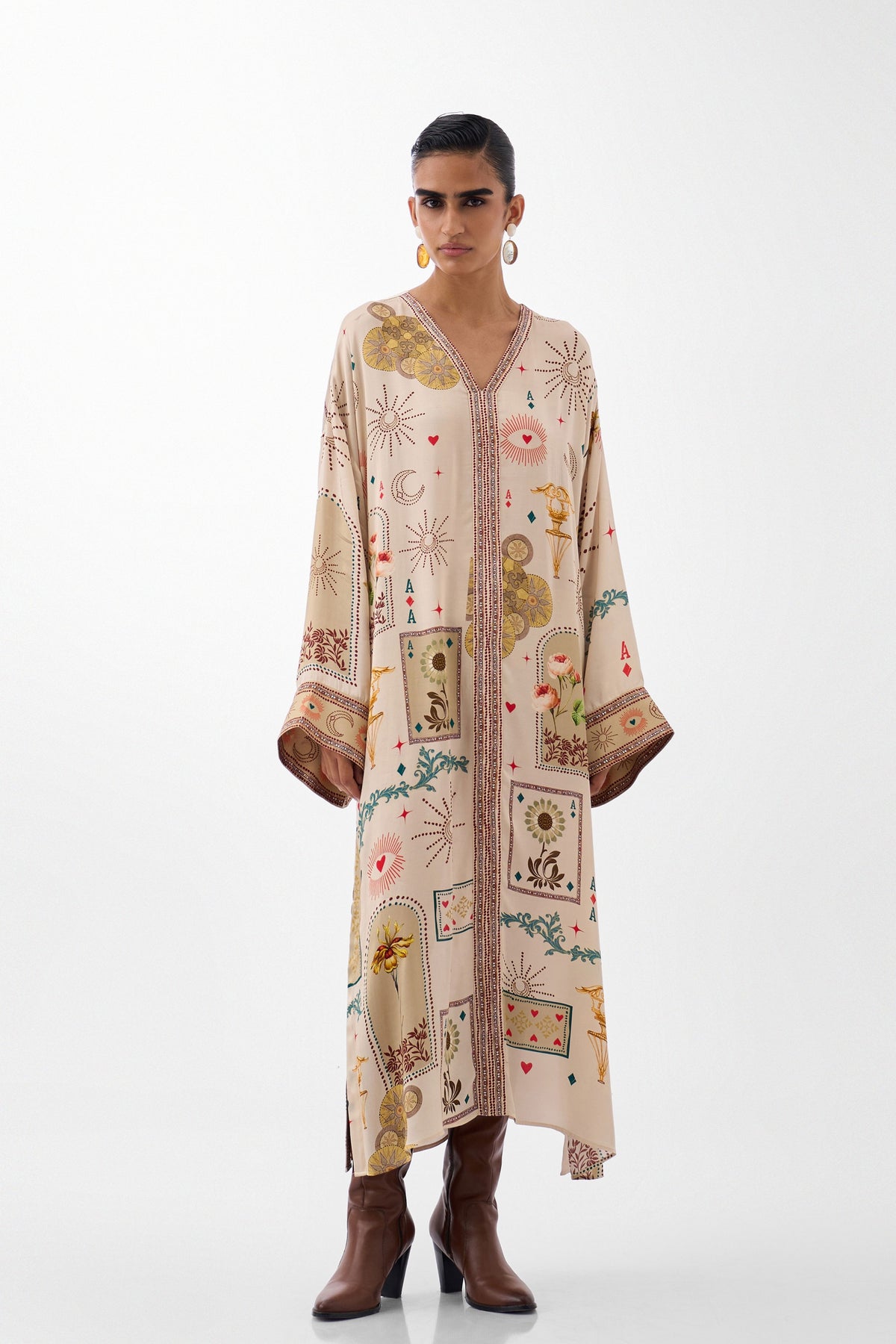 Adah Postcards Petals Kaftan