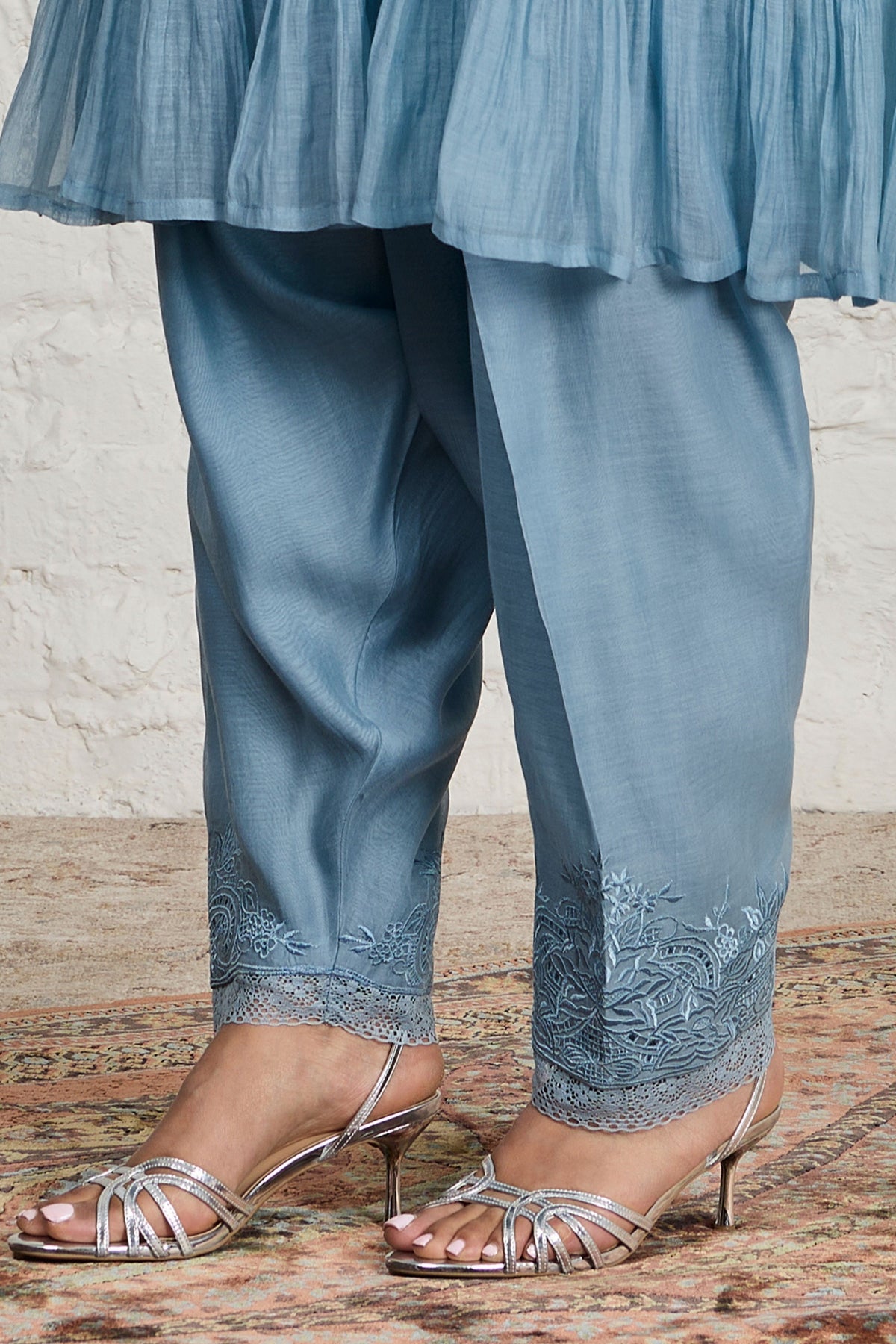 Cora Blue Tunic Set