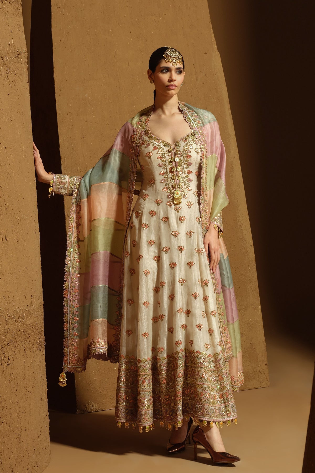Rehmat Kalidar Anarkali Set