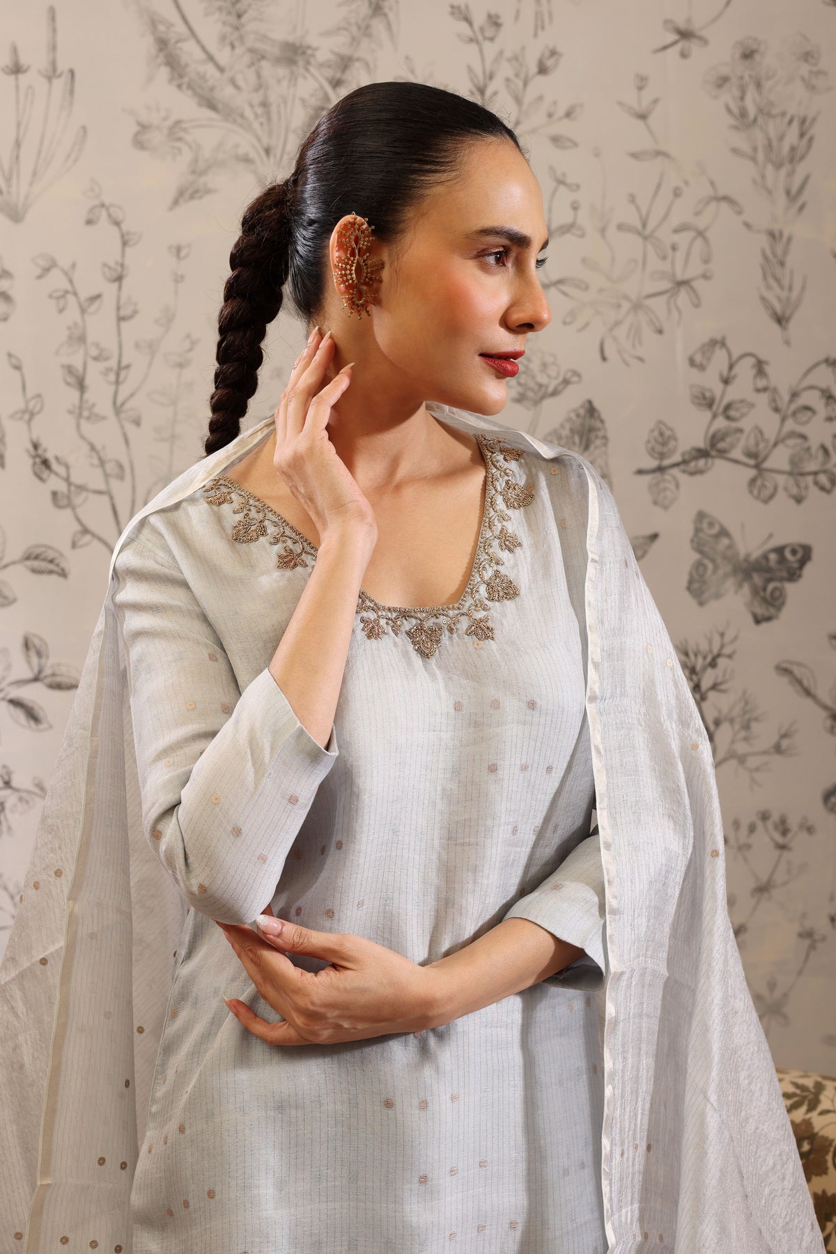 Padmini Blue Kurta Set