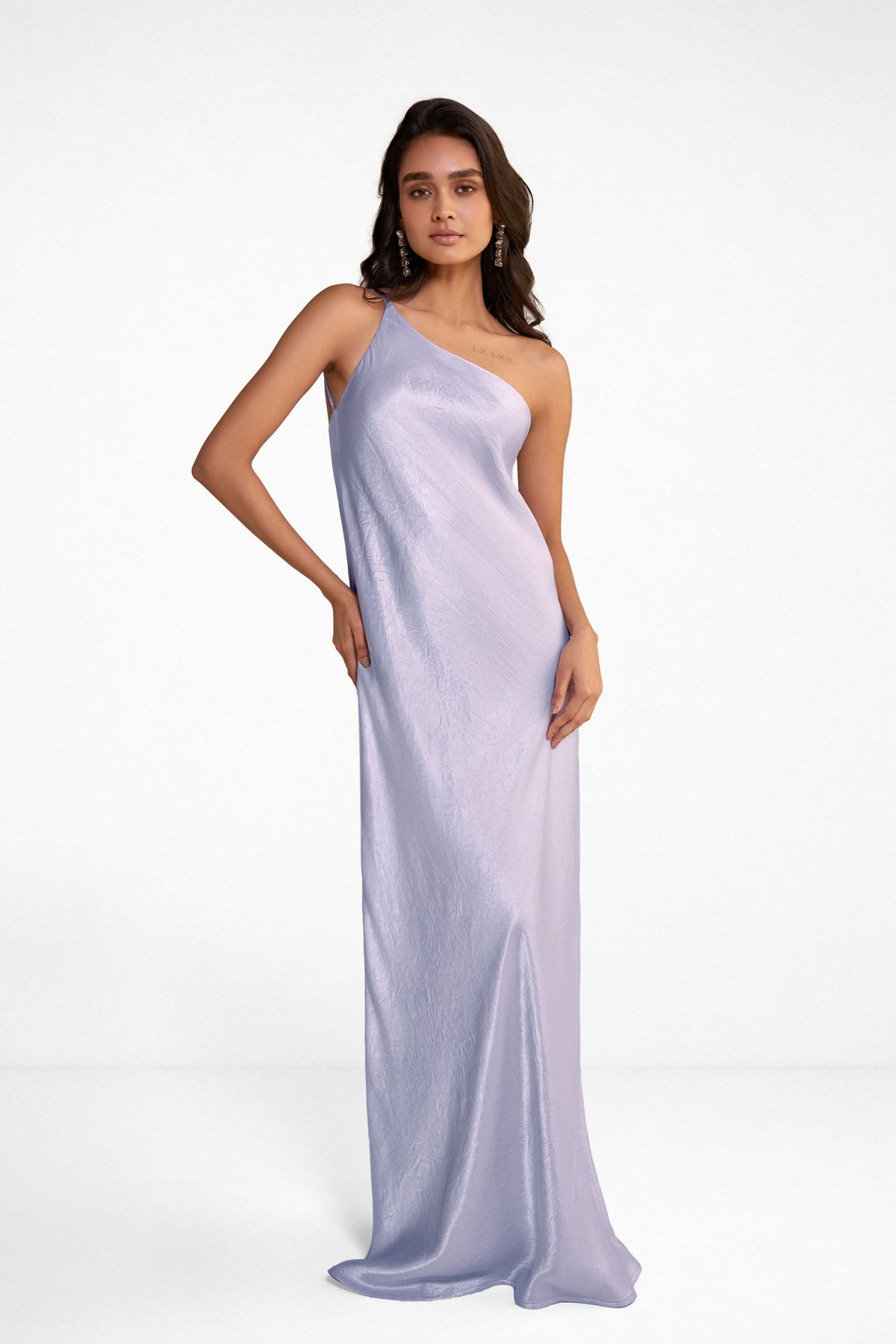 Icy Satin Gown