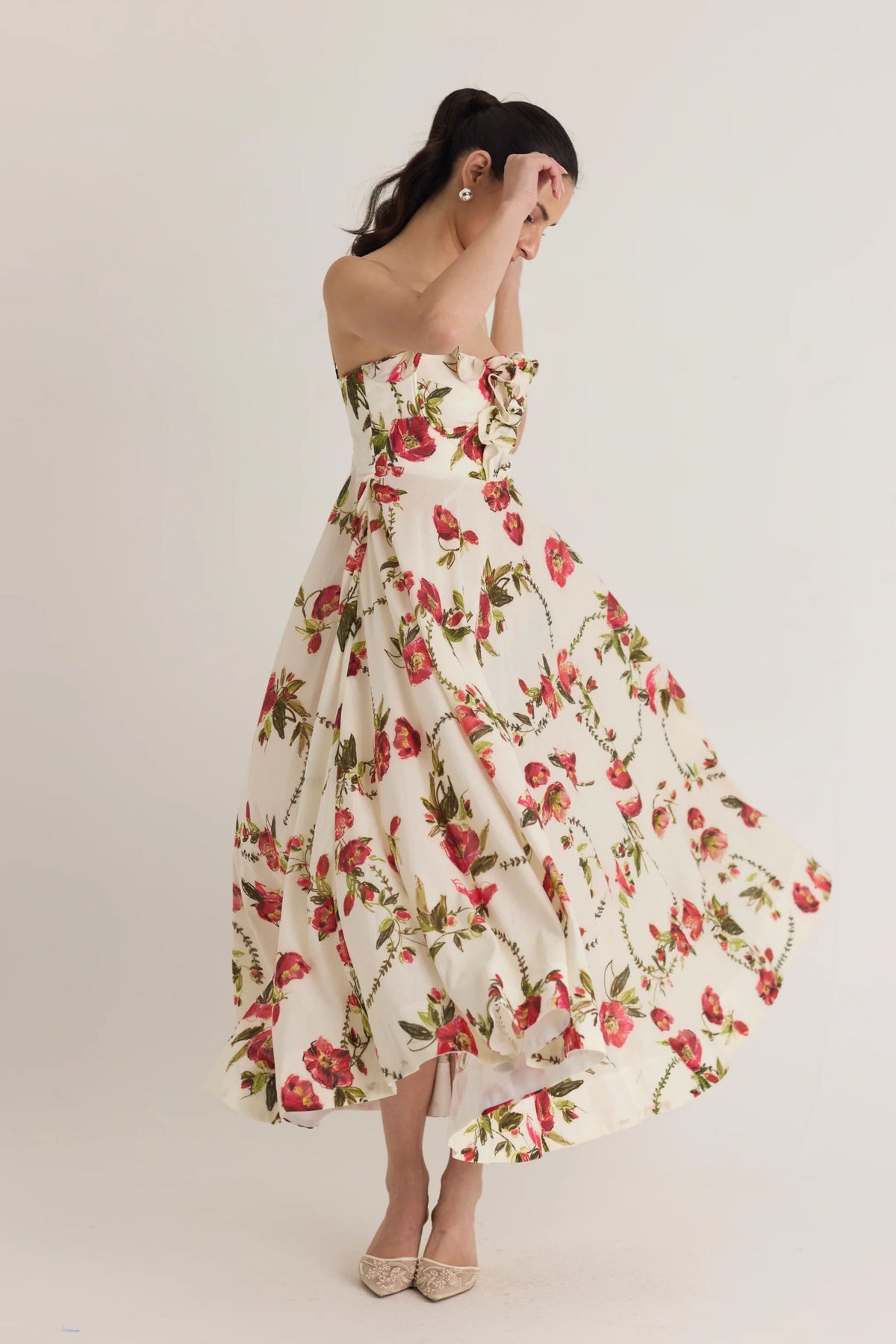 Rosita Cotton Frill Dress