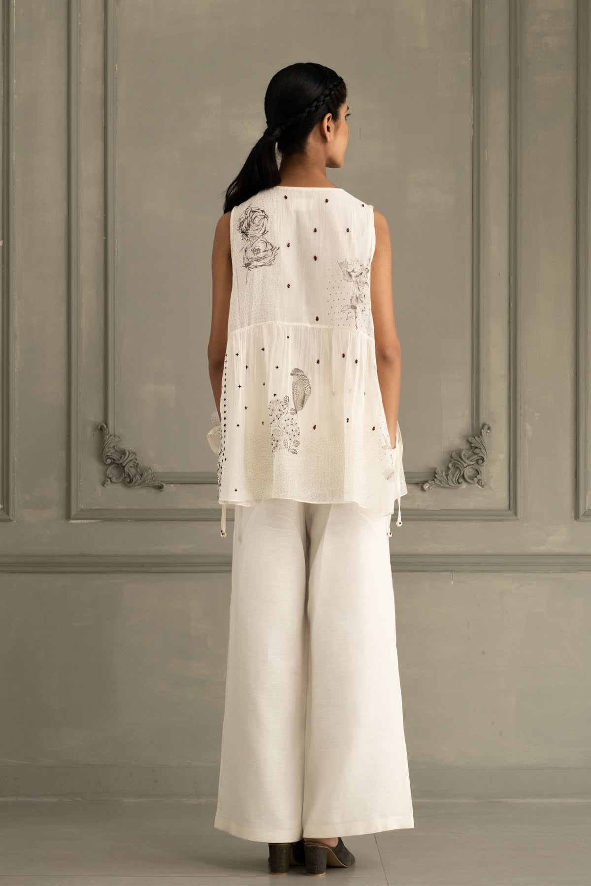 Ivory Classic Chanderi Co-ord Set