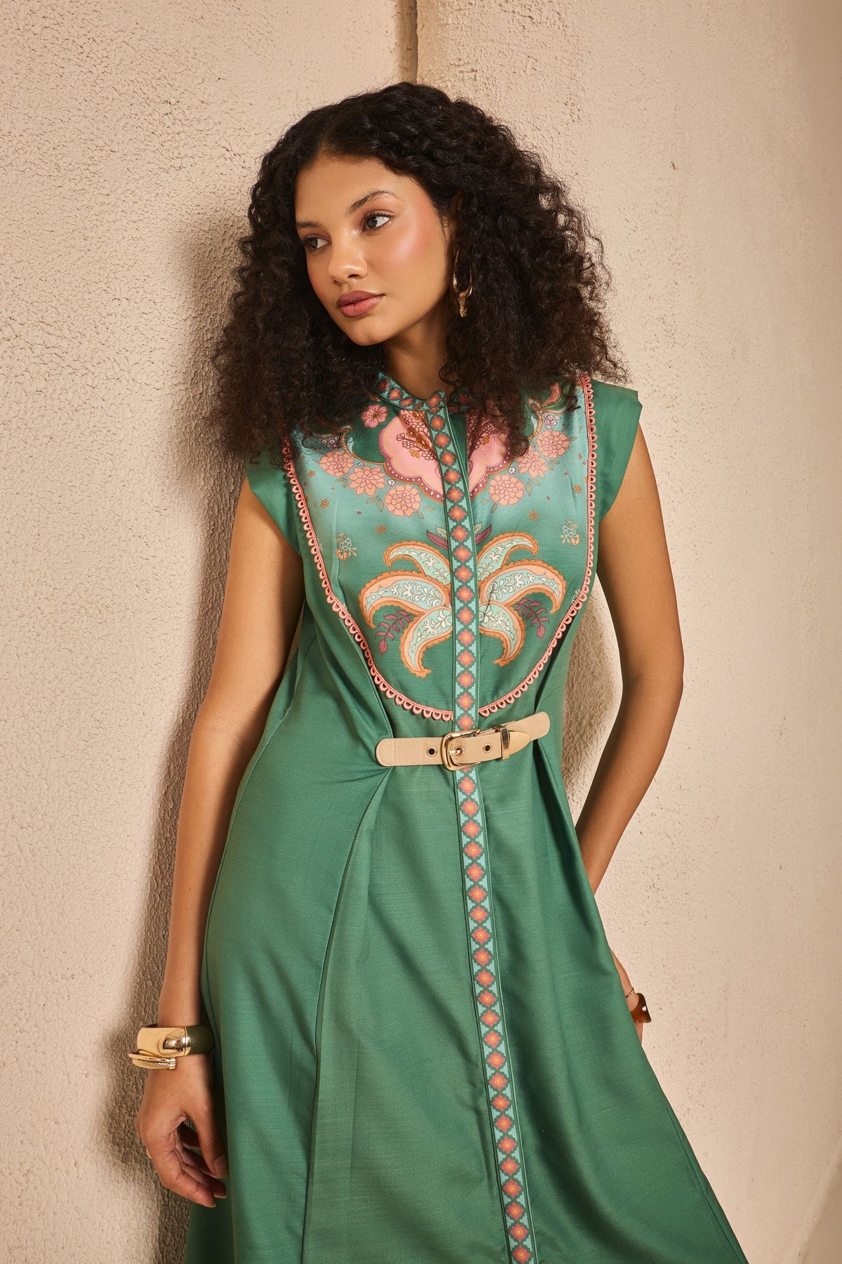 Palma Green Dress