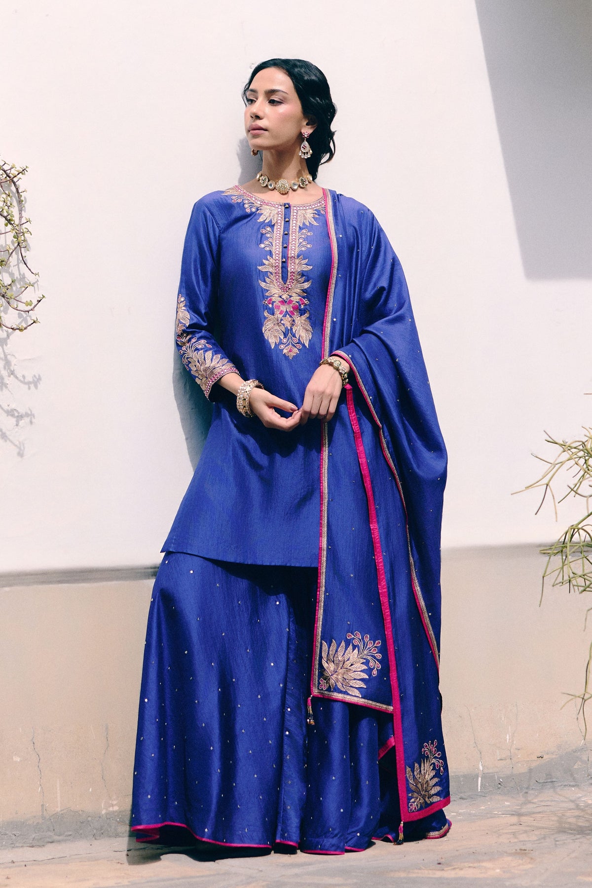 Neel Mor Sharara Set