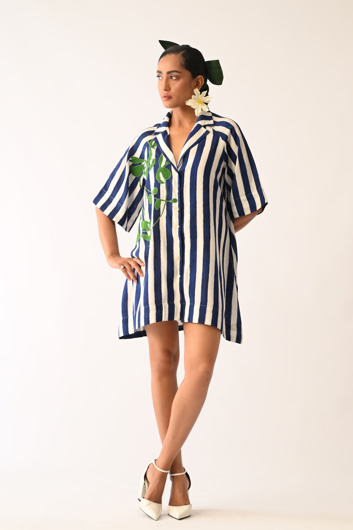 Revolt Aline Short Applique Dress