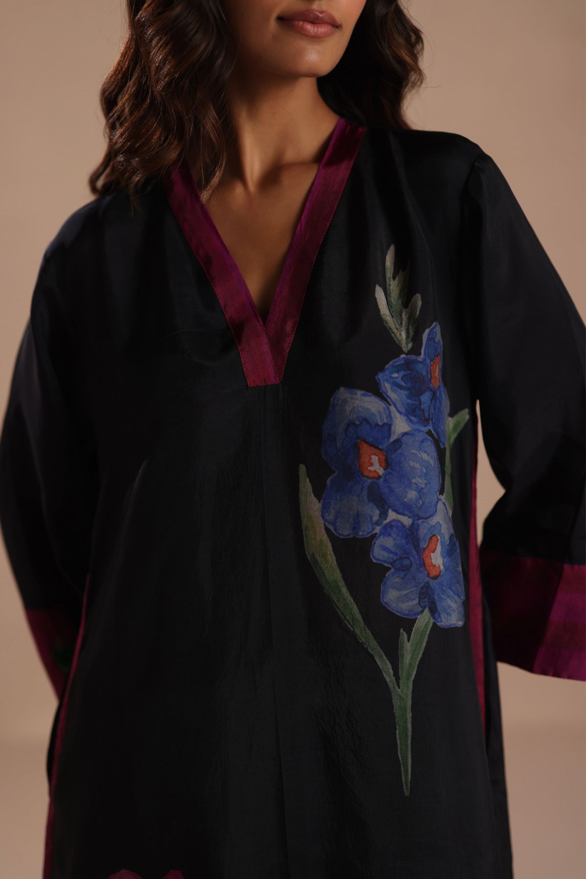 Hibiscus Kurta Set
