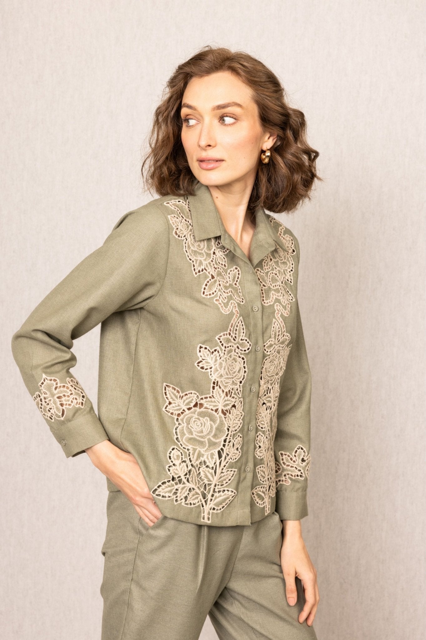 Rio Buttondown Shirt - Ranna Gill - Elahe
