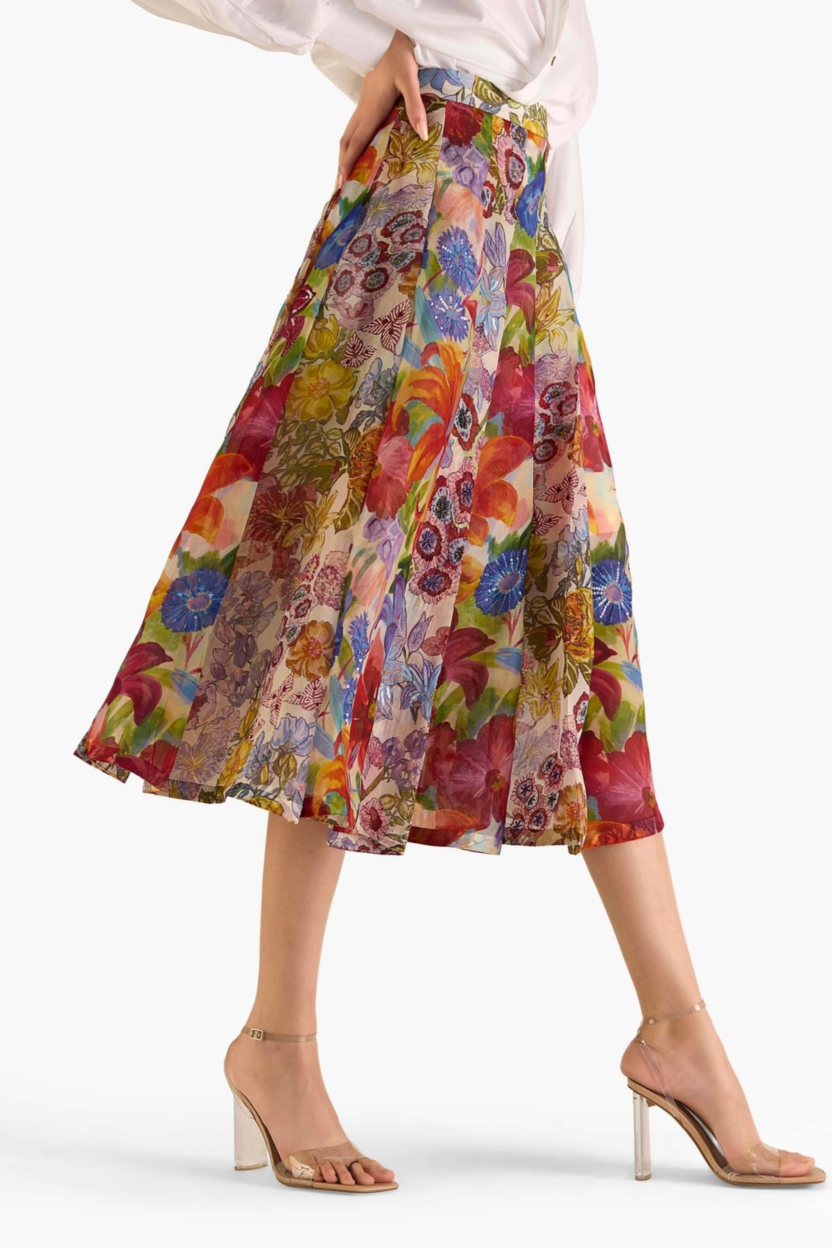 Hockney Pleated Skirt