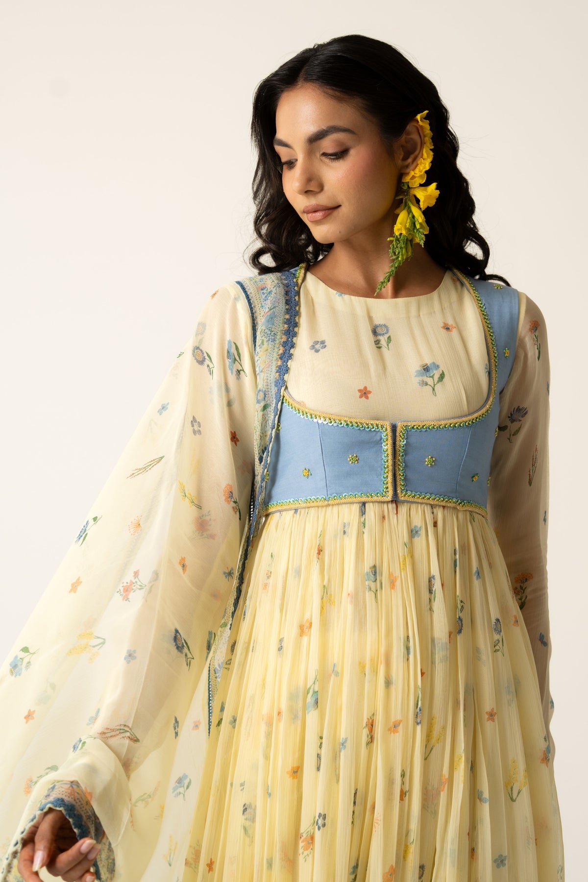 Flora Anarkali Set