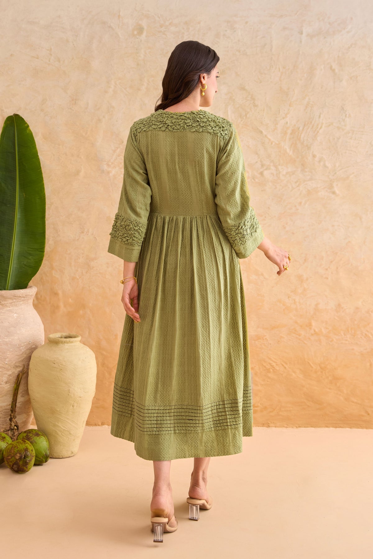 Olive Fern Dress