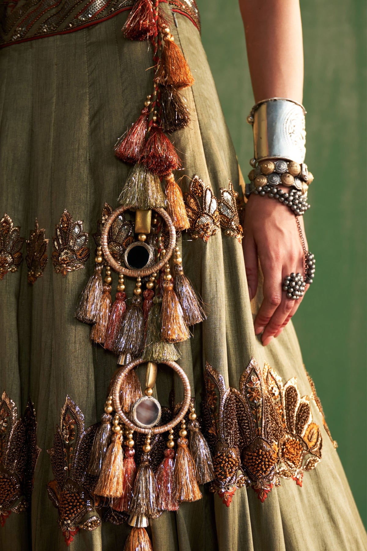 Vatika Silk Lehenga Set