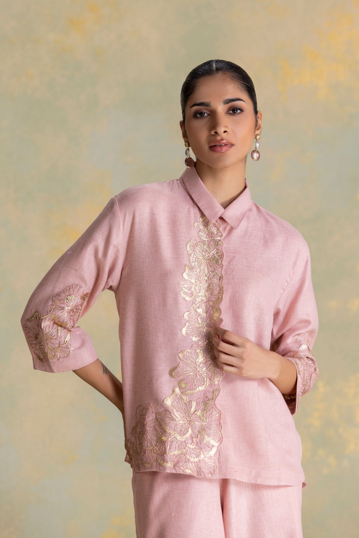 Golden Grace Blush Co-Ord Set