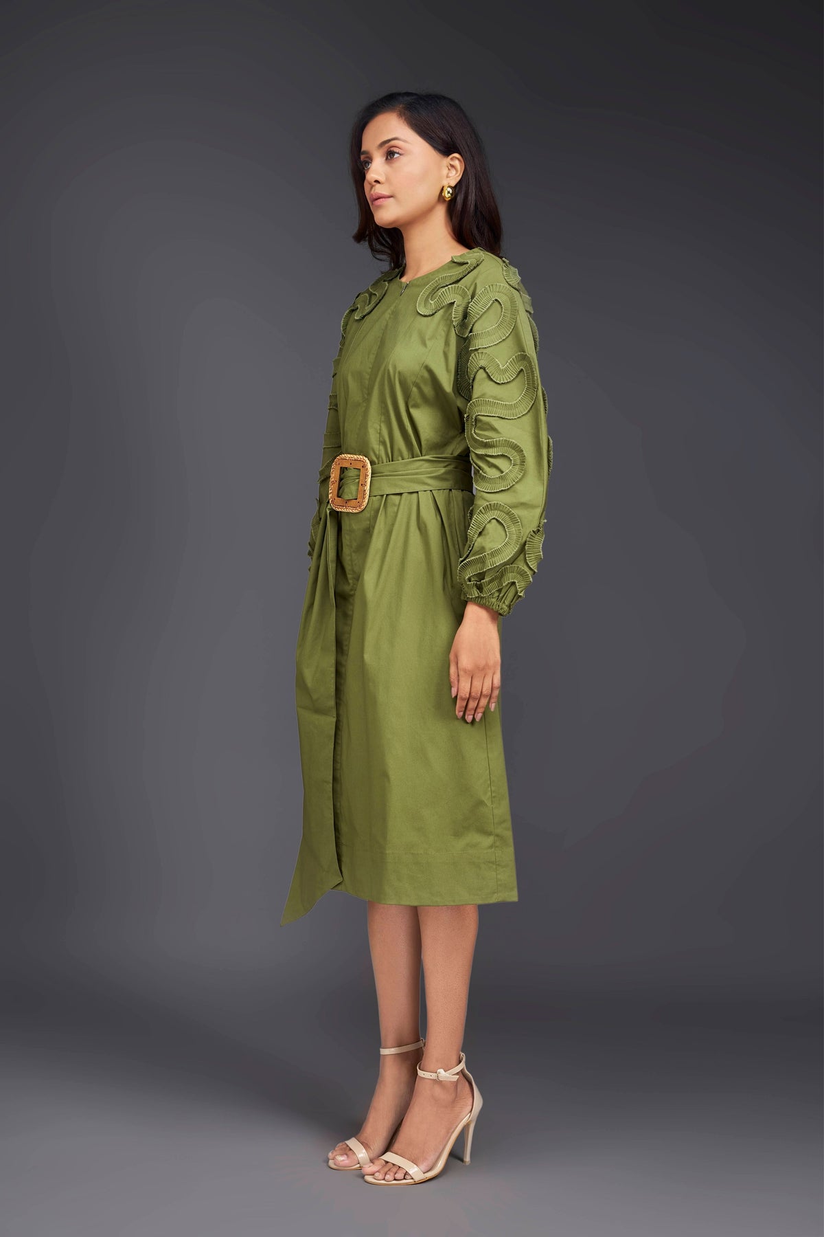 Green Frill Dress