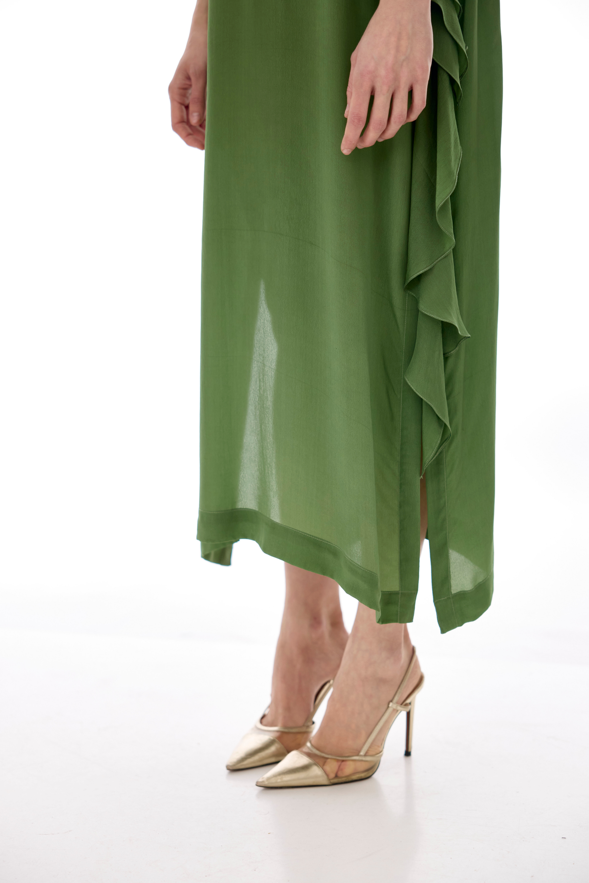 Nadia Green Boxy Dress