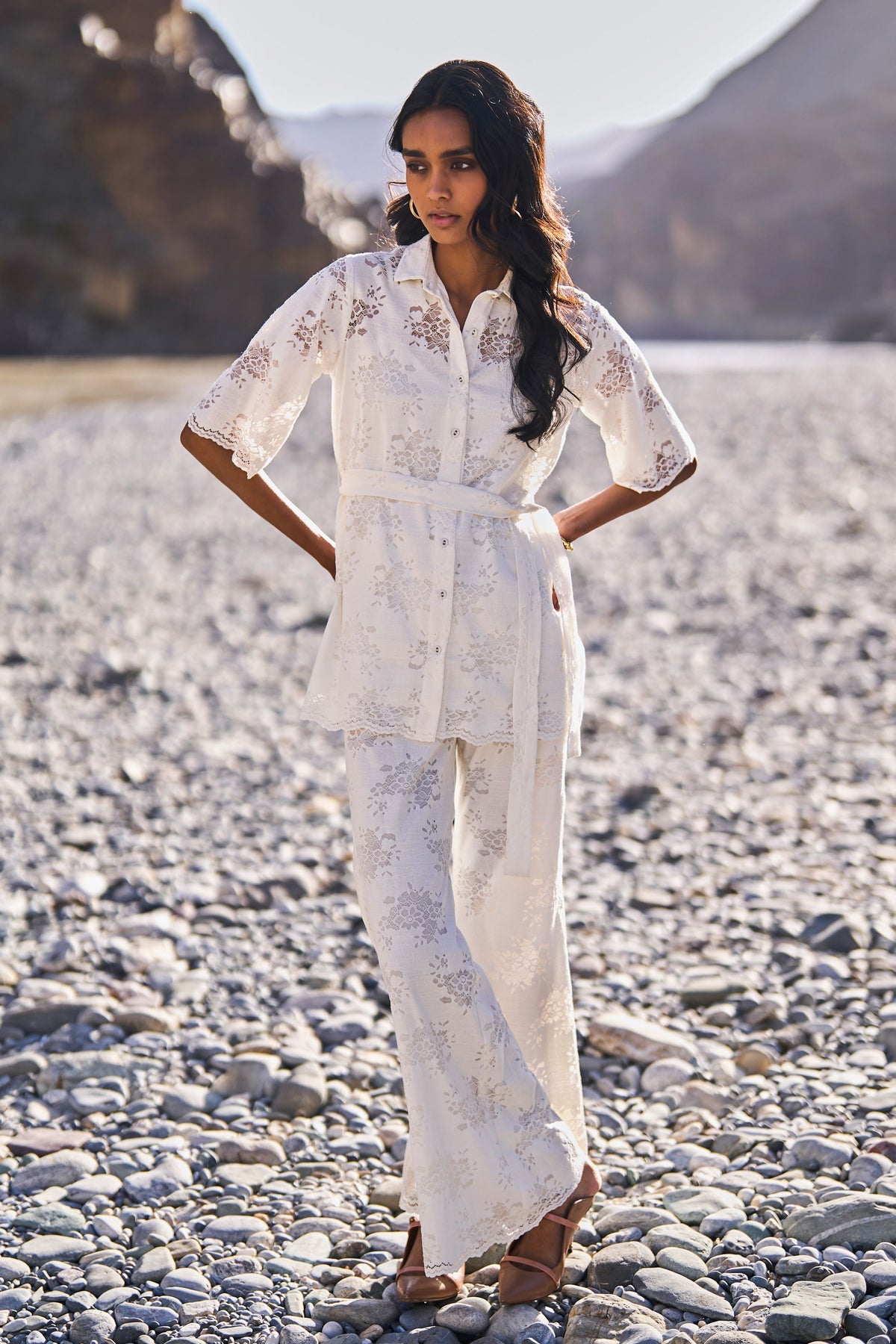 Scalloped Lace Set