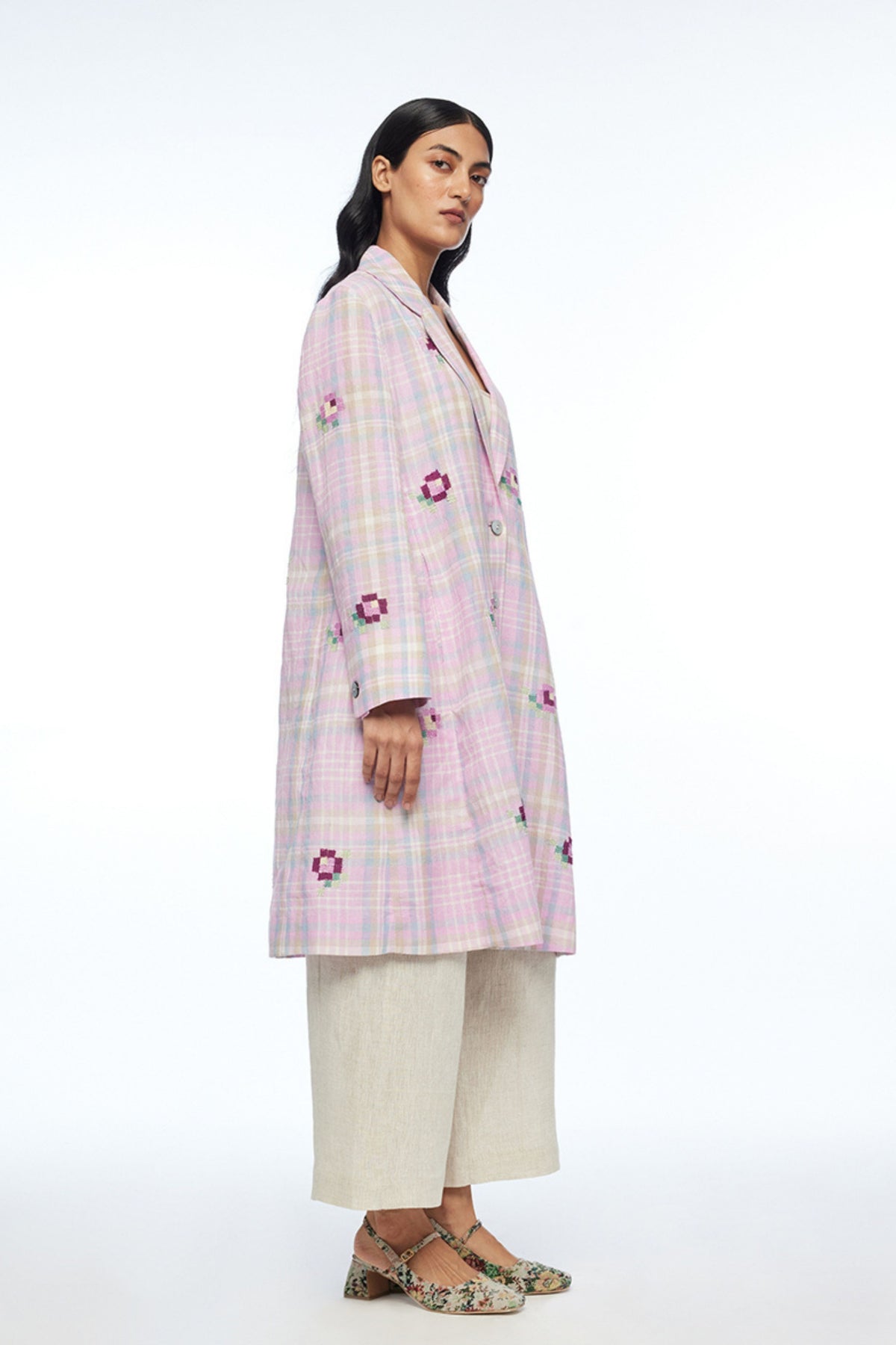 Serafinii Checkered Jacket