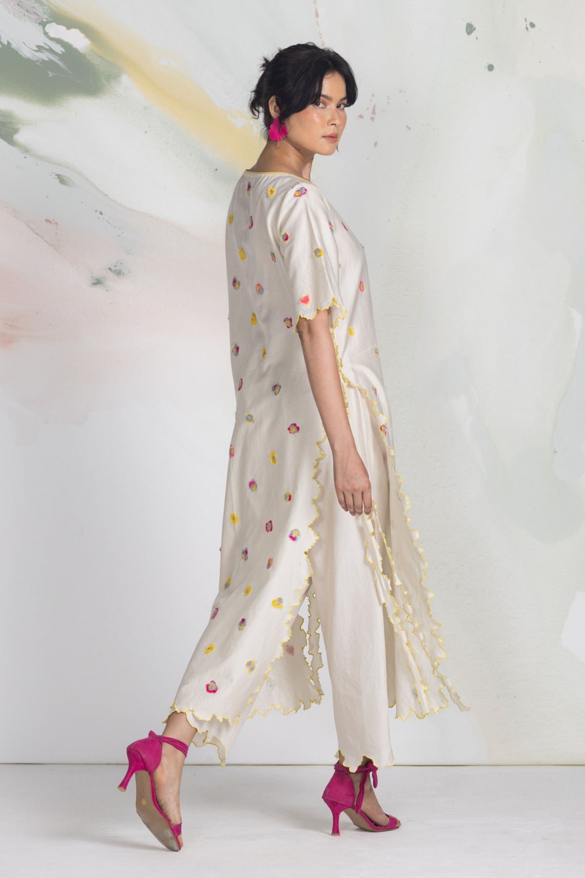 Ditsy Edge Kurta