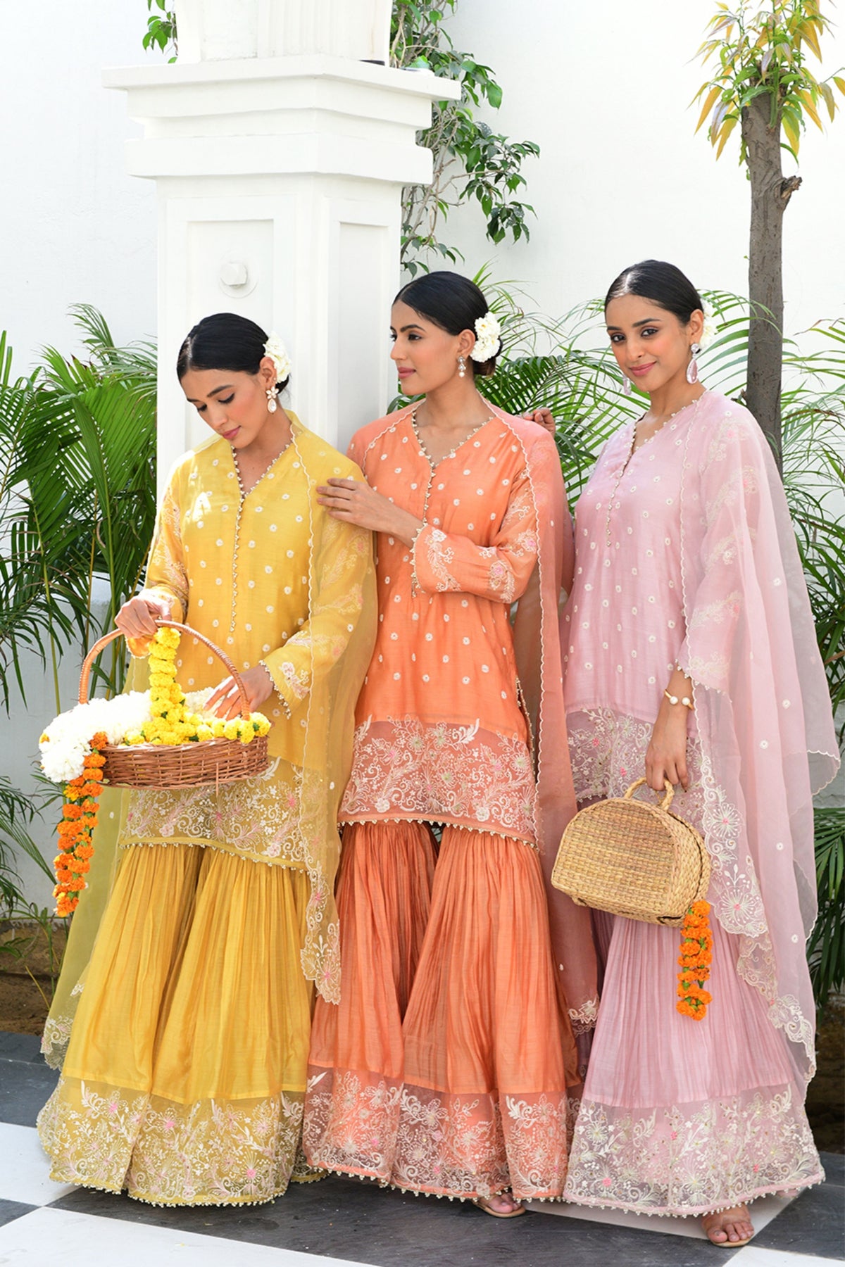 Pink Reef Heavy Sharara set