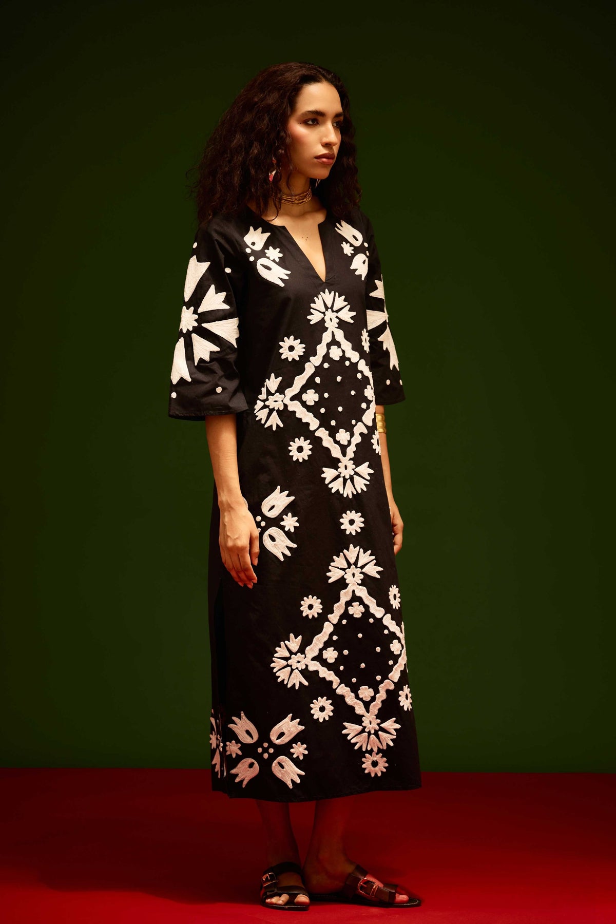 Black Sitara Maxi Dress