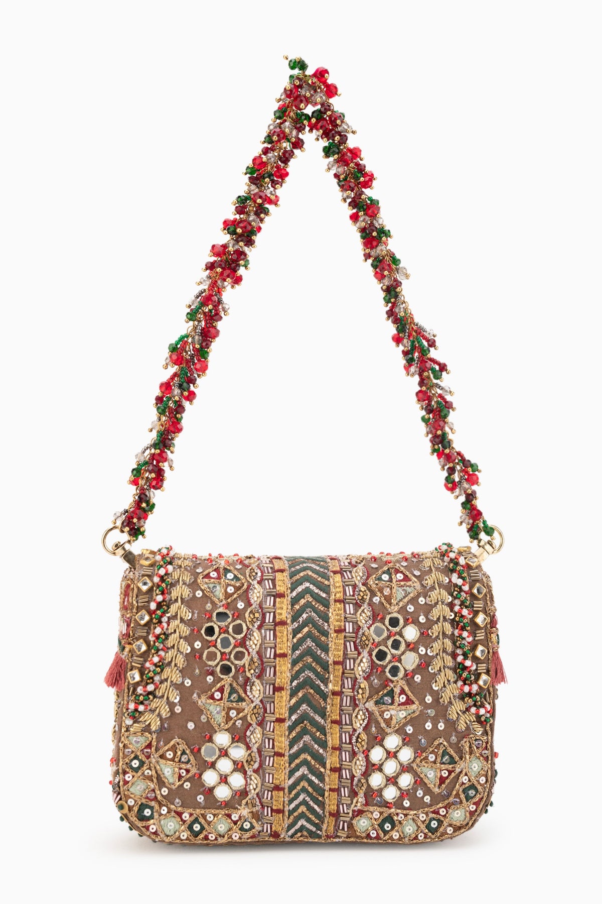 Noor Mini Clutch – Vintage Gold