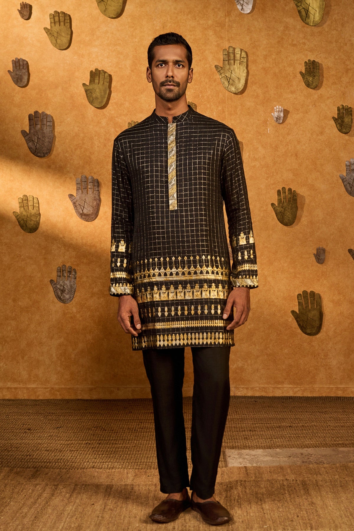 Black Midas Touch Kurta Set