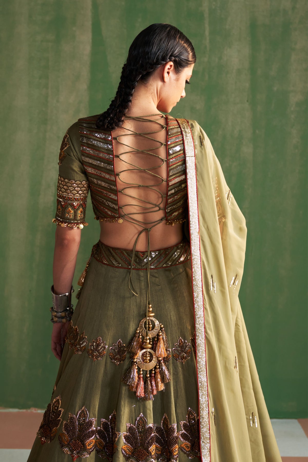 Vatika Silk Lehenga Set