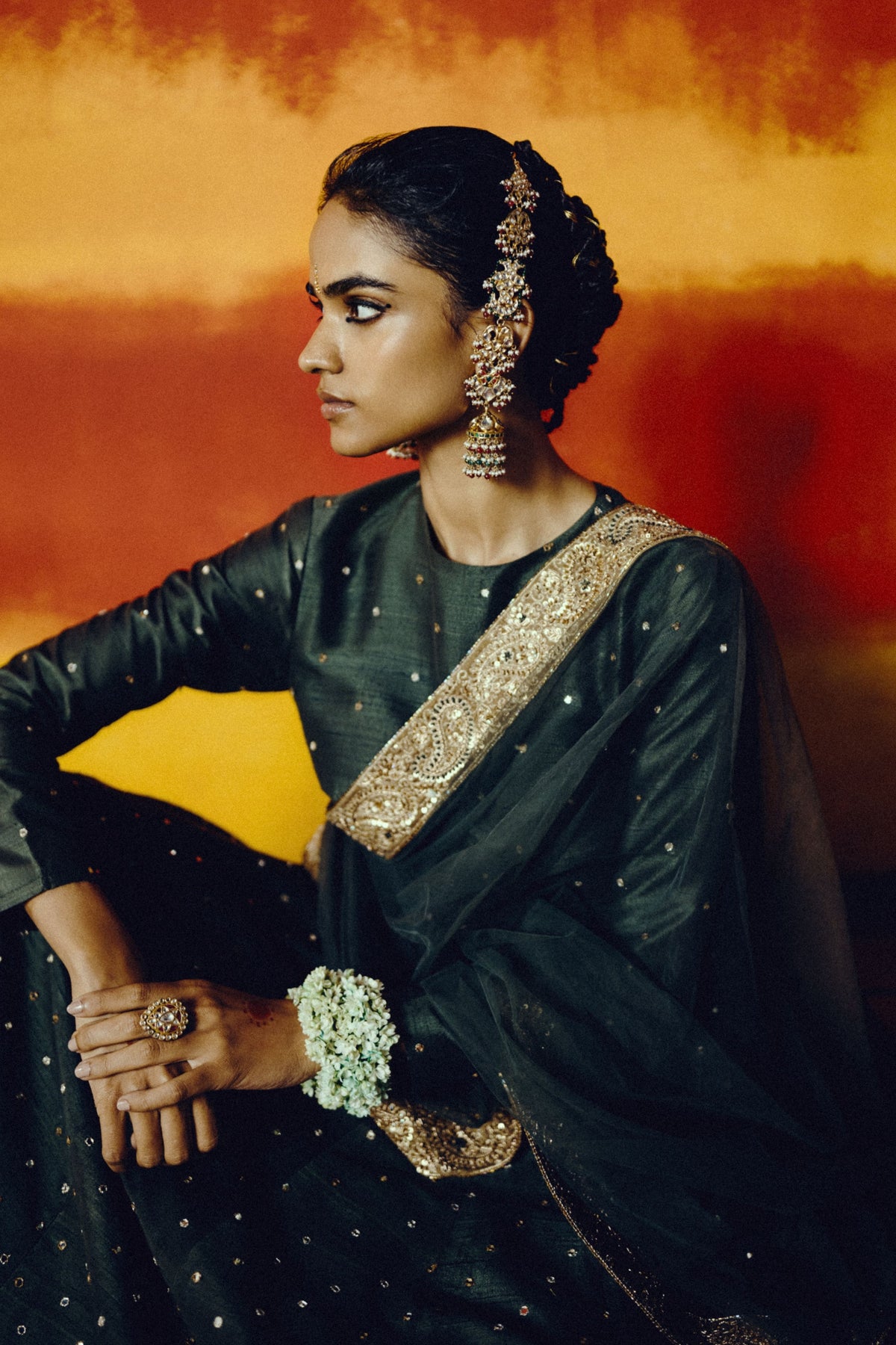 Valli Anarkali Set