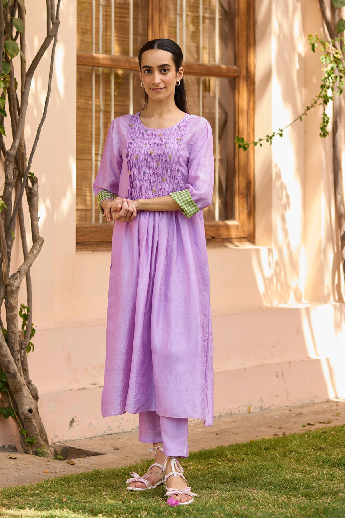 Radiant Lavender Kurta Set