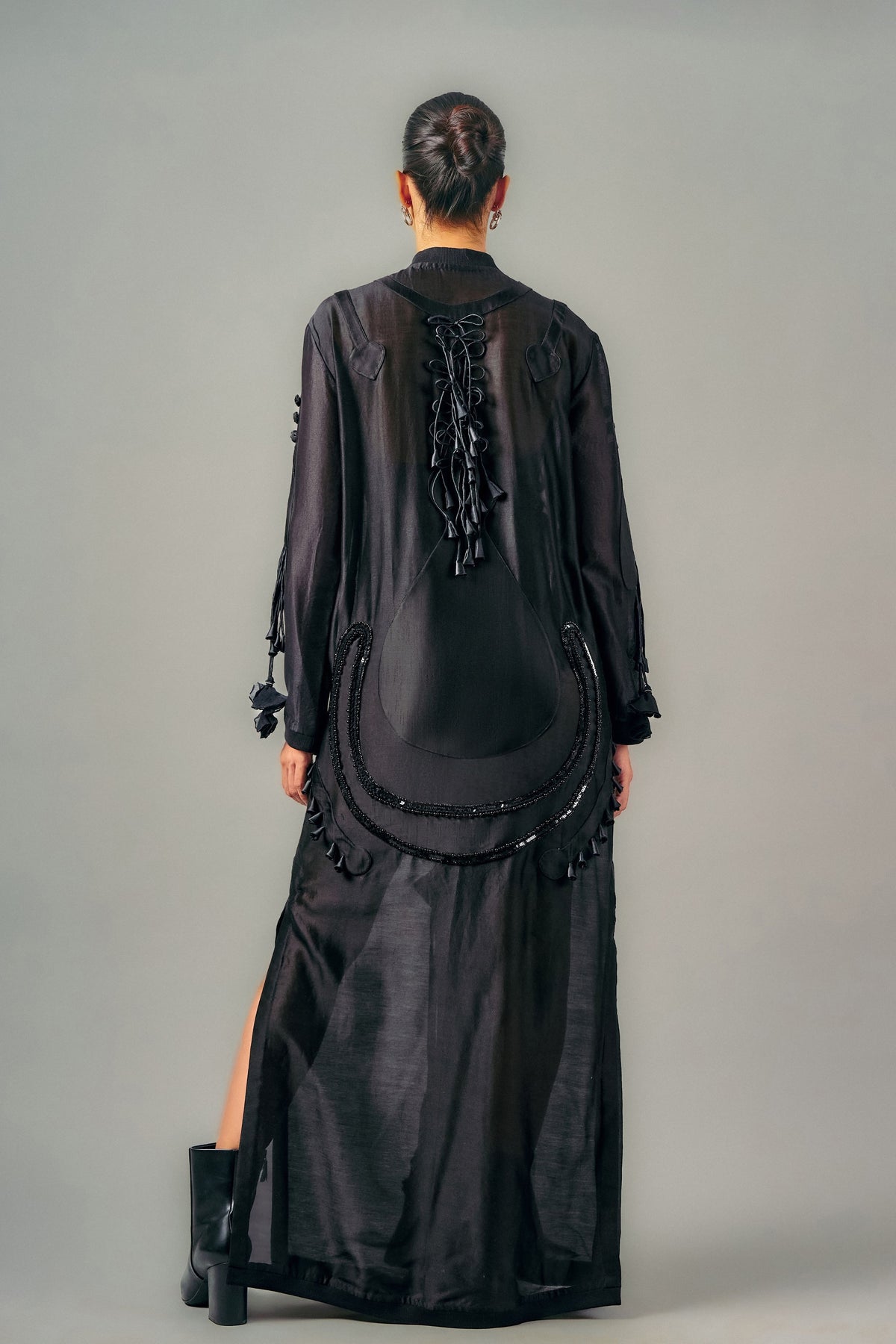 Circles Dhoti Drape Dress