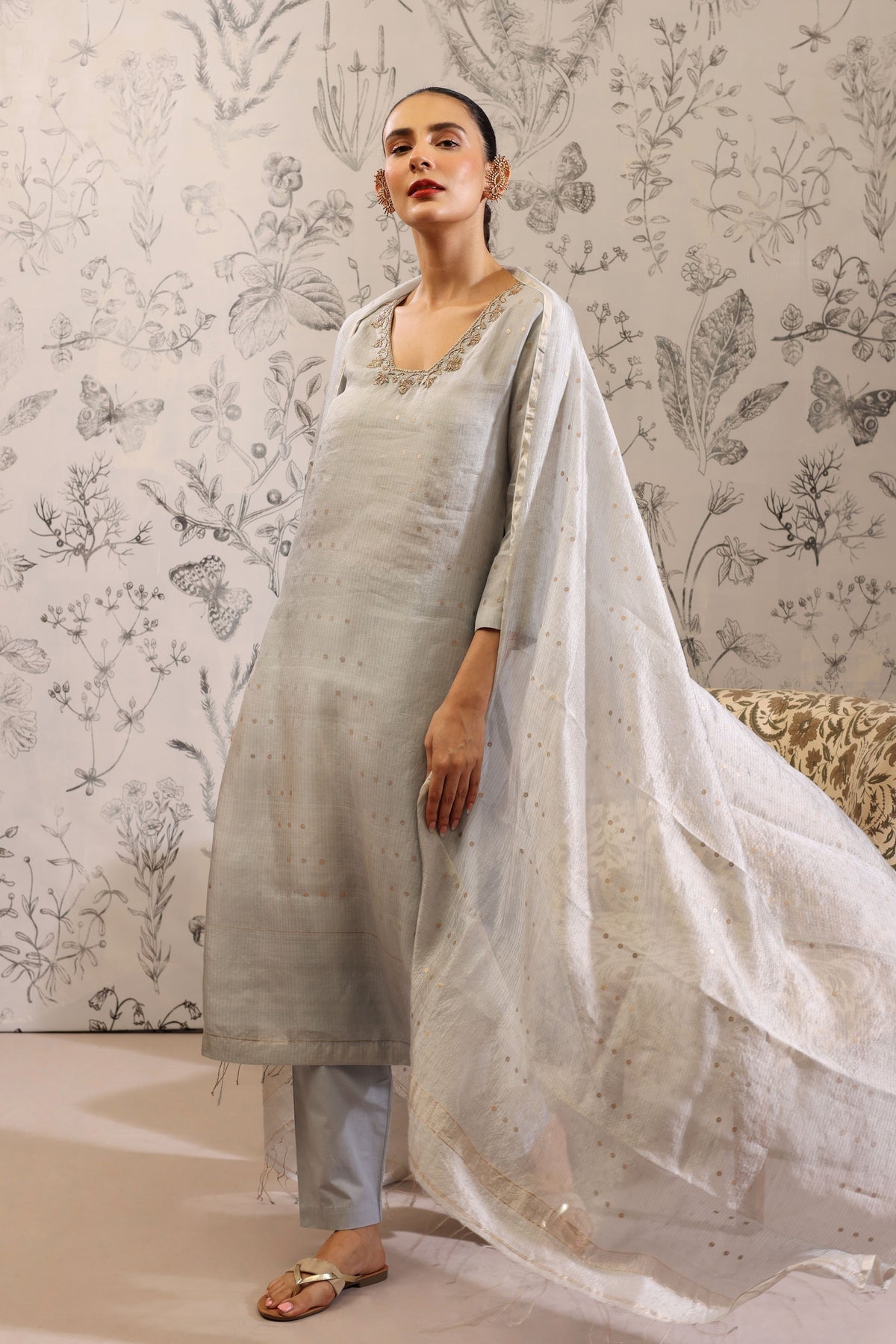 Padmini Blue Kurta Set