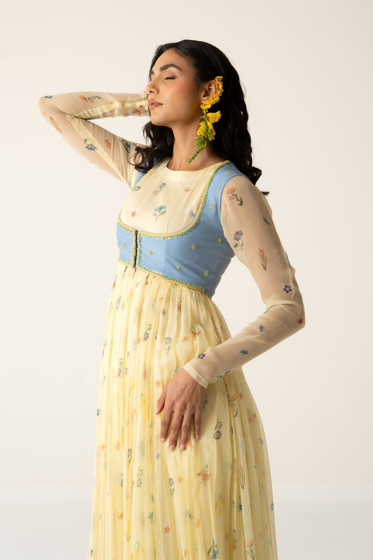 Flora Anarkali Set