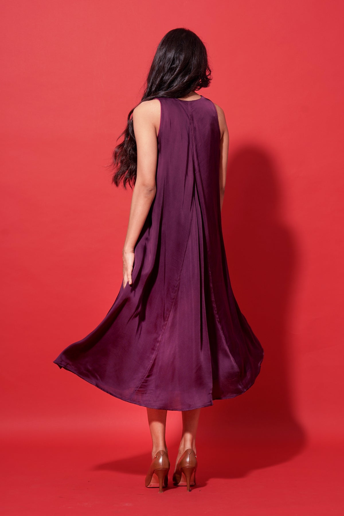 Amara Purple Dress