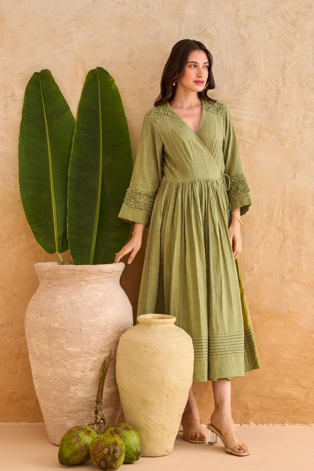 Olive Fern Dress
