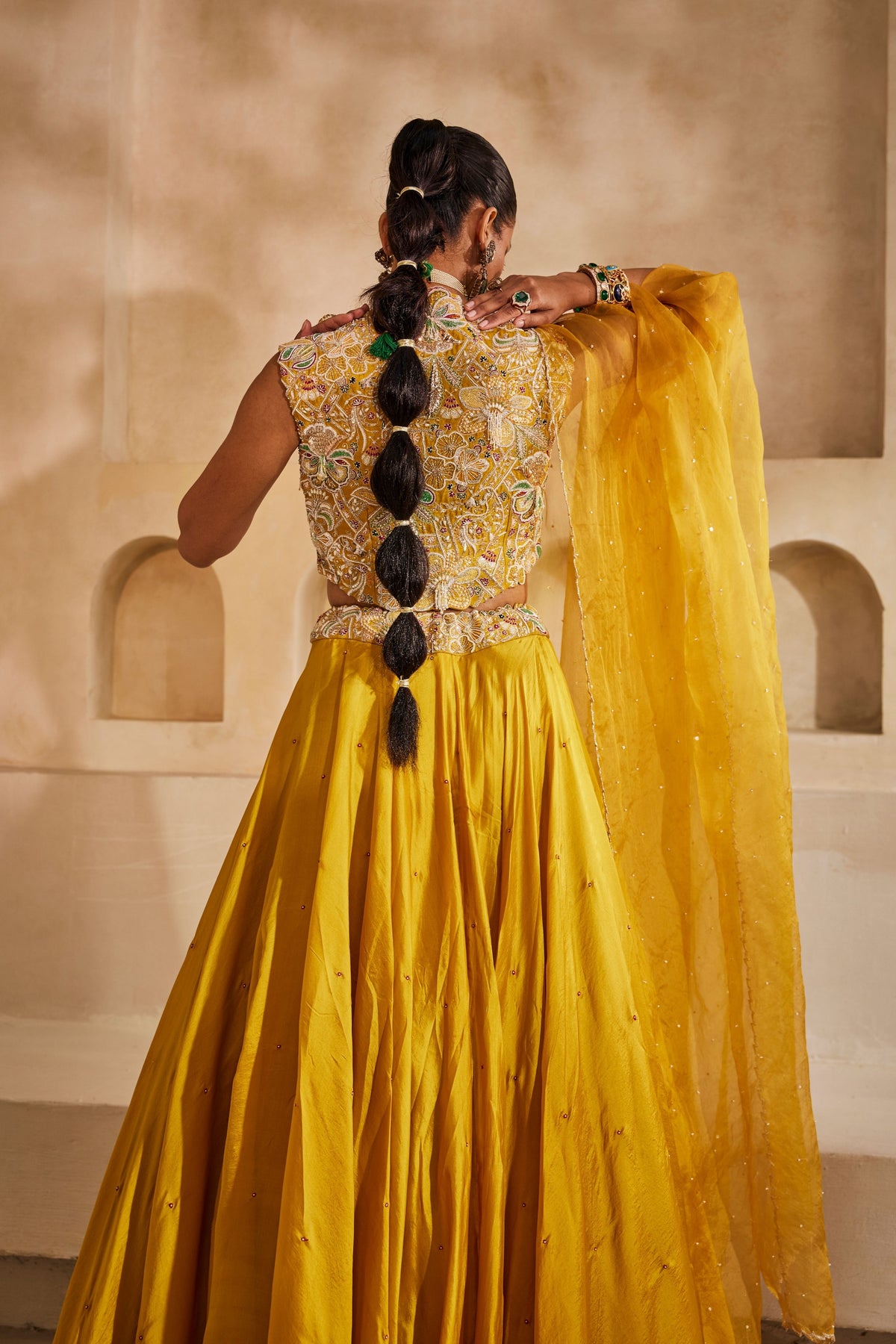 Peeli Noor Lehenga Set