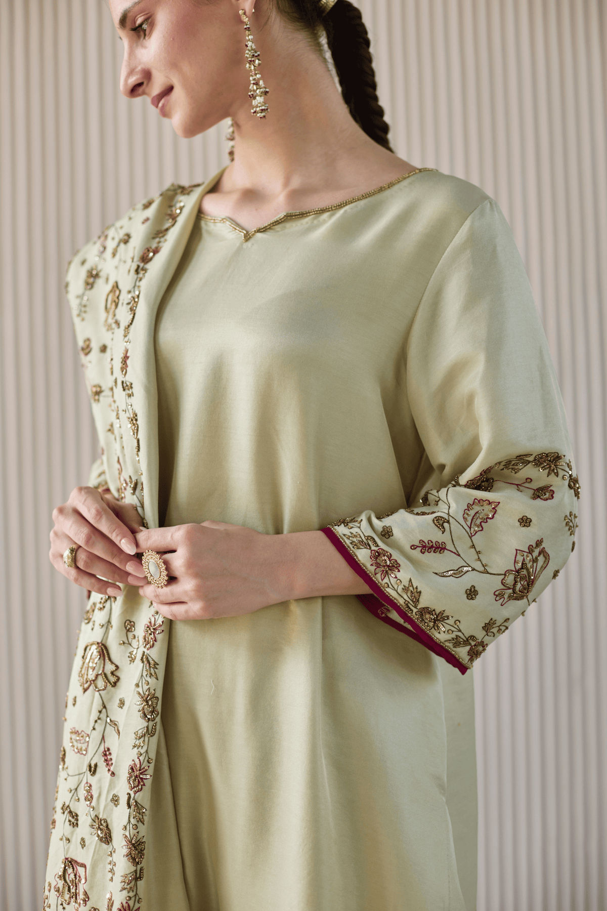 Green Noori Suit