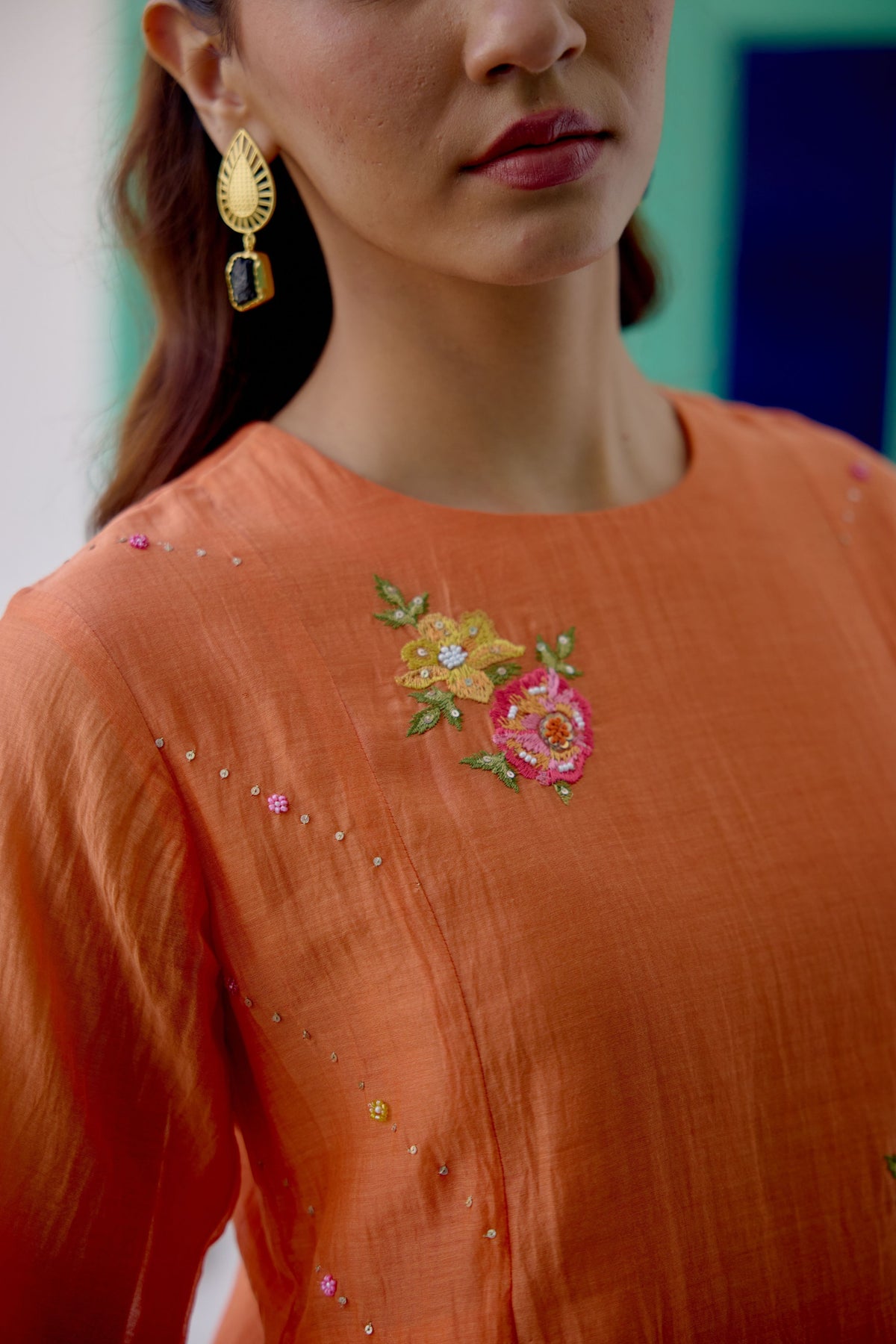 Tangerine Love Suit Set