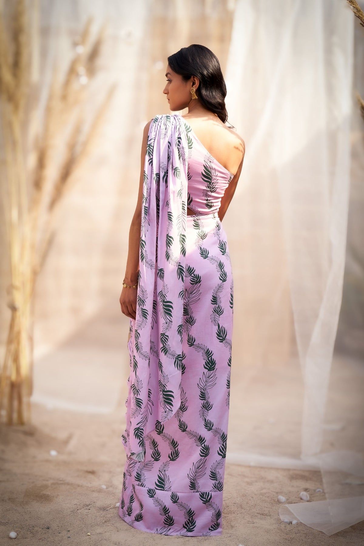 Reveria Draped Saree Dress