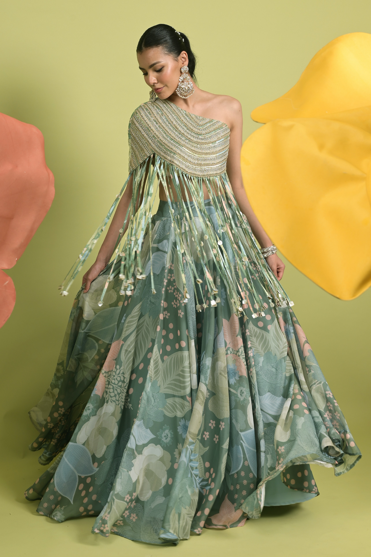 Ethereal Charm Cape Set