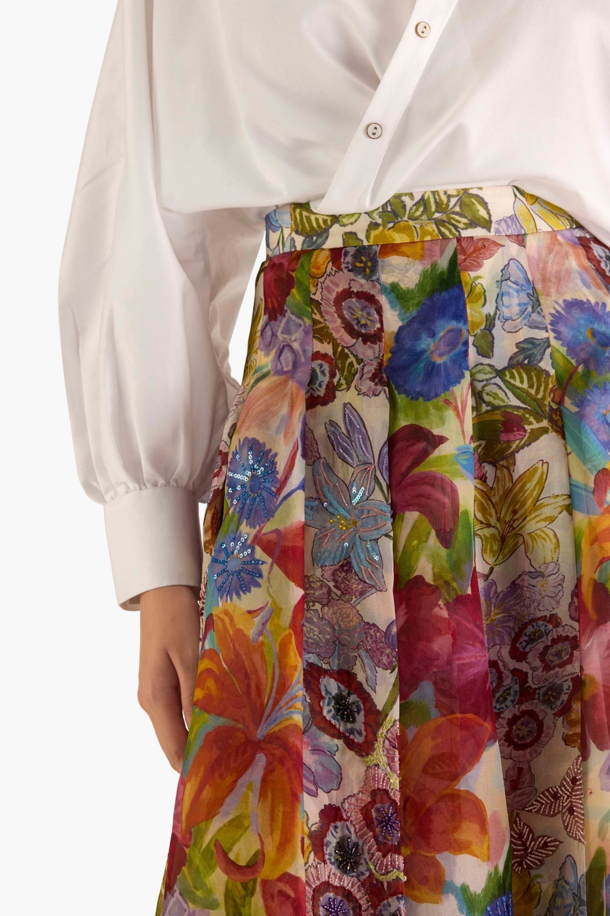Hockney Pleated Skirt