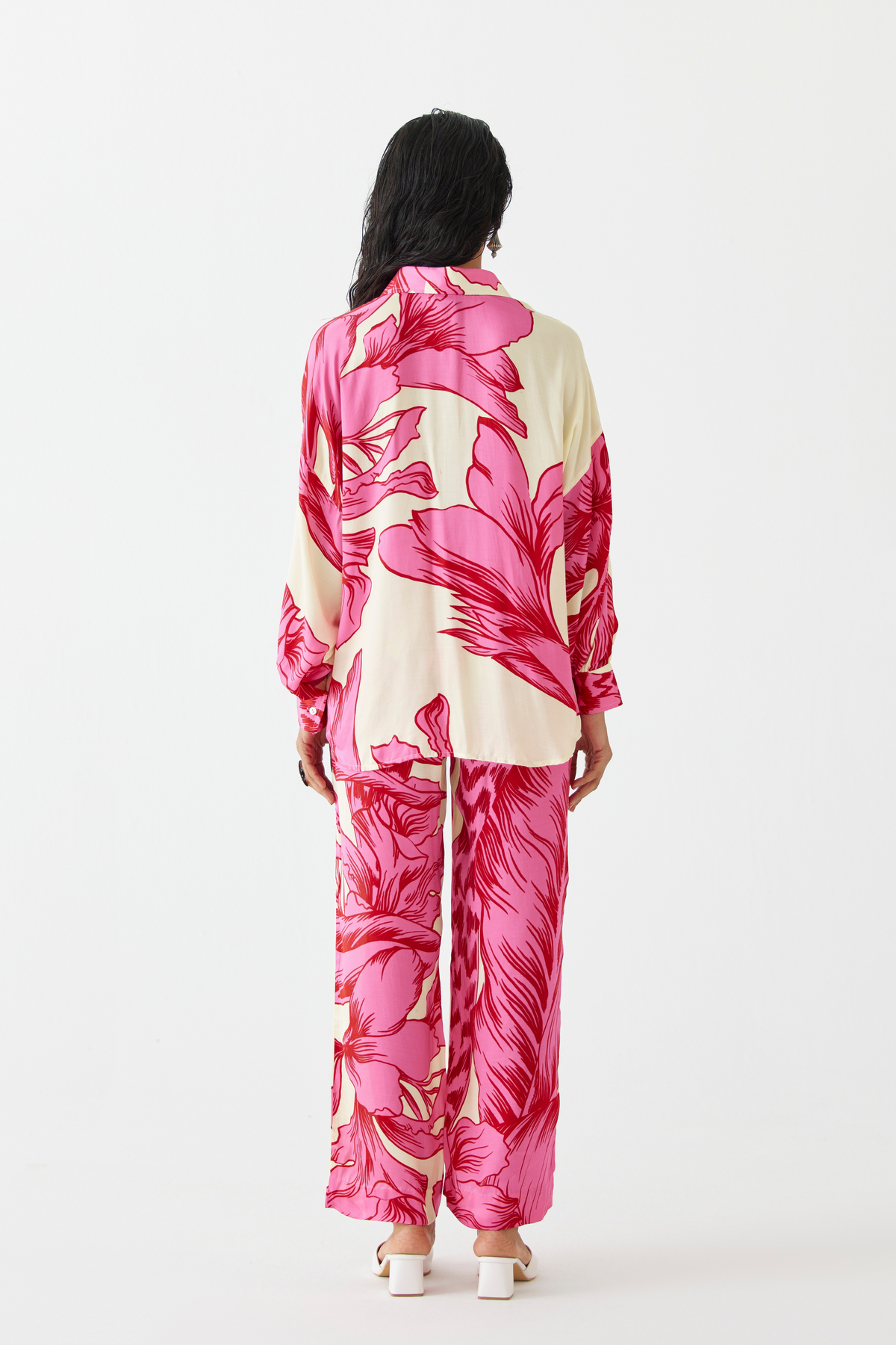 Pink Aphrodite Shirt &amp; Trousers